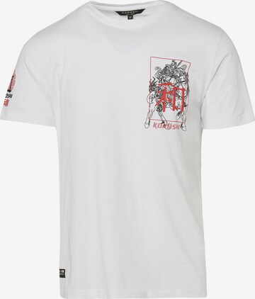 T-Shirt KOROSHI en blanc : devant