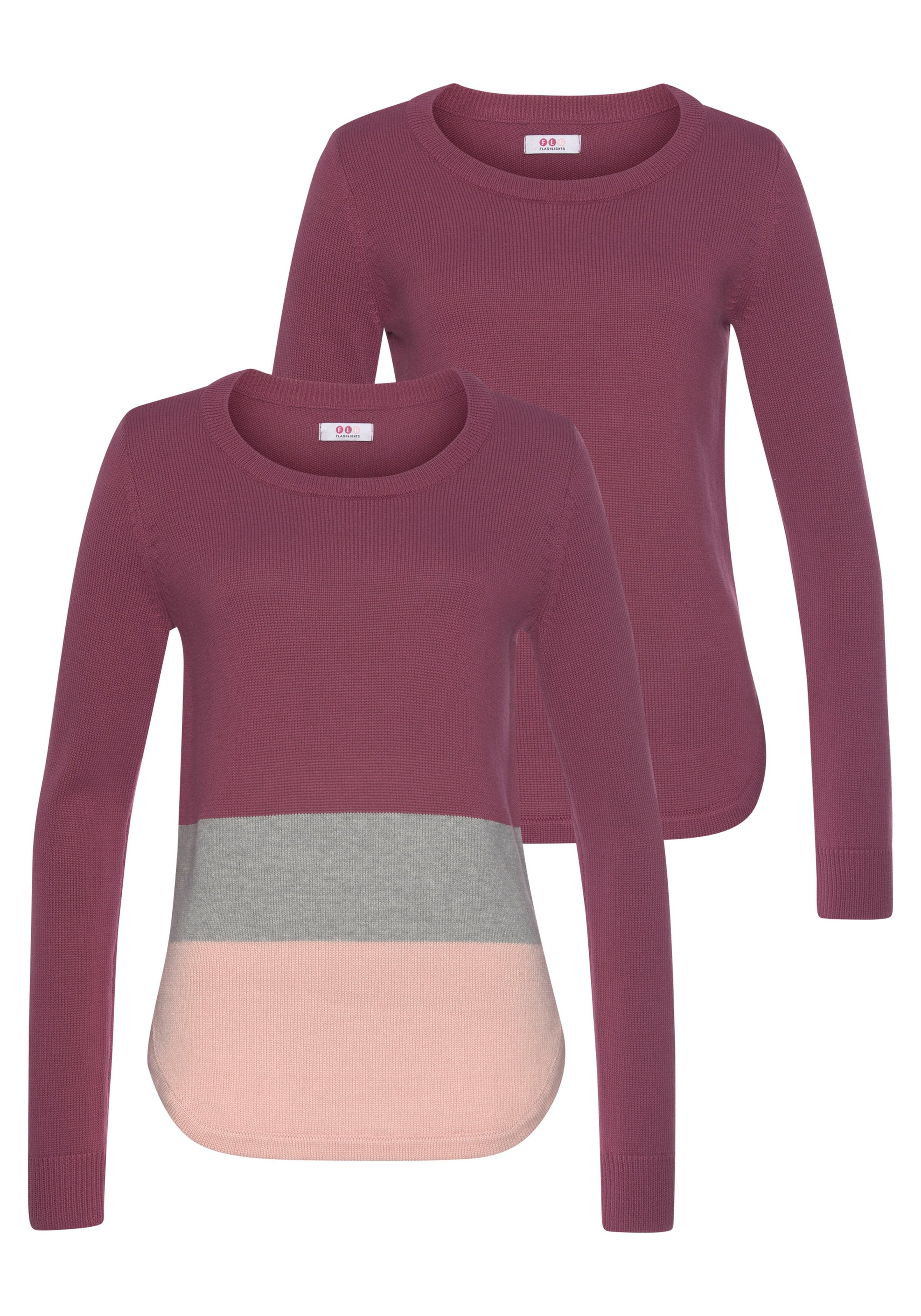 FLASHLIGHTS Pullover in Pink: Vorderseite