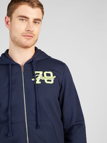 DIESEL Zip-Up Hoodie 'GINN' in Blue