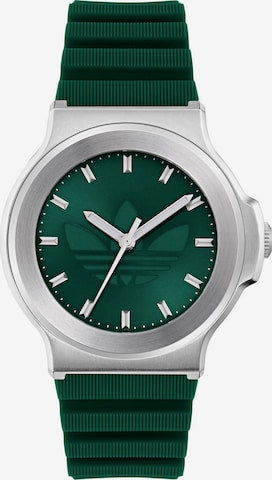 ADIDAS ORIGINALS Analog watch 'Expression Three' in Green: front
