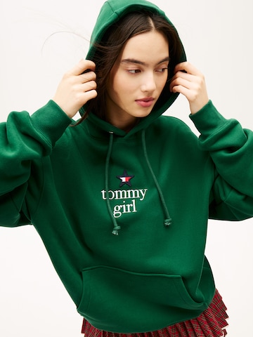 Tommy Jeans Bluzka sportowa w kolorze zielony