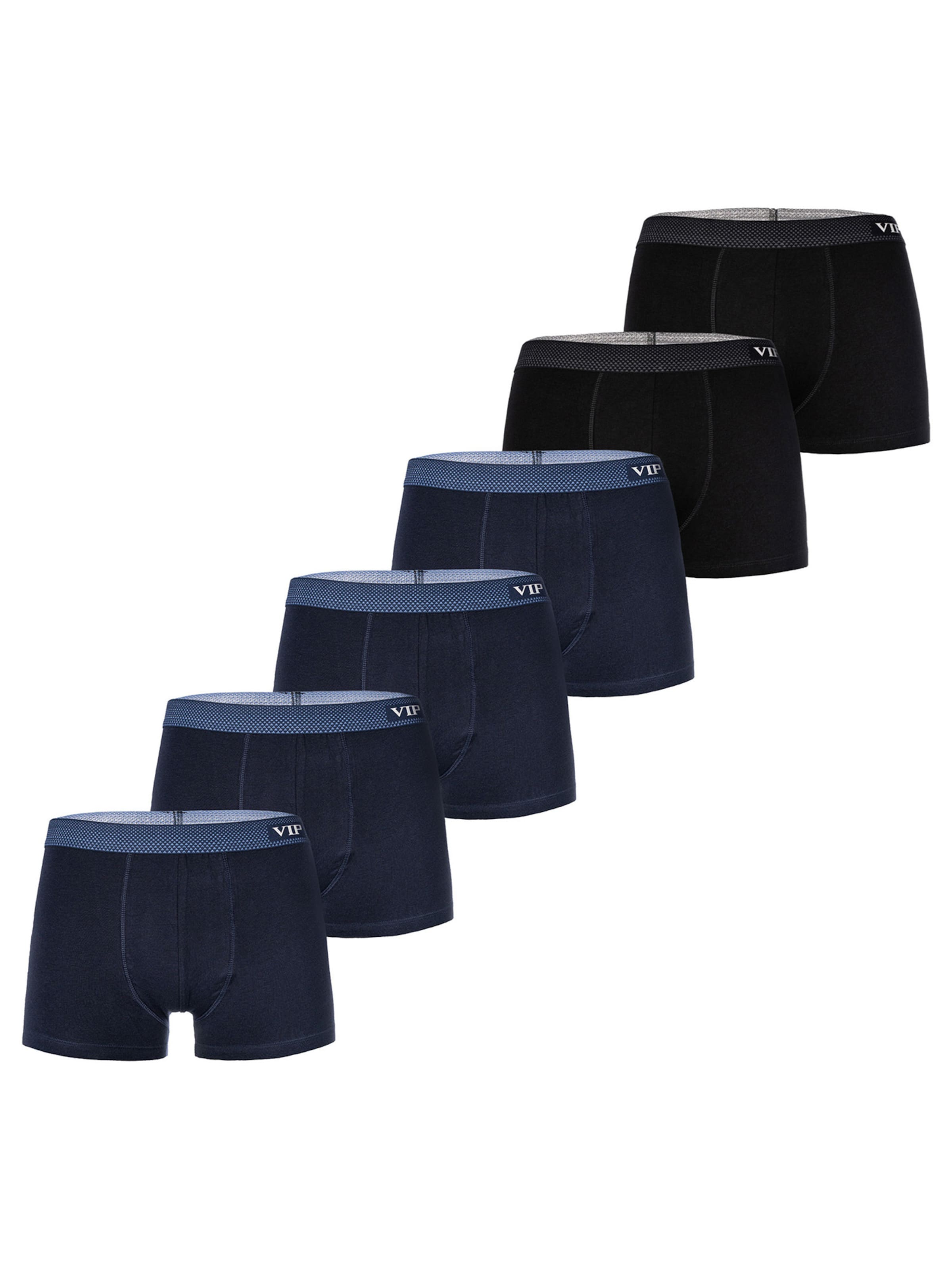 VIP Boxer shorts ' Premium Jersey Stretch ' in Blue: front