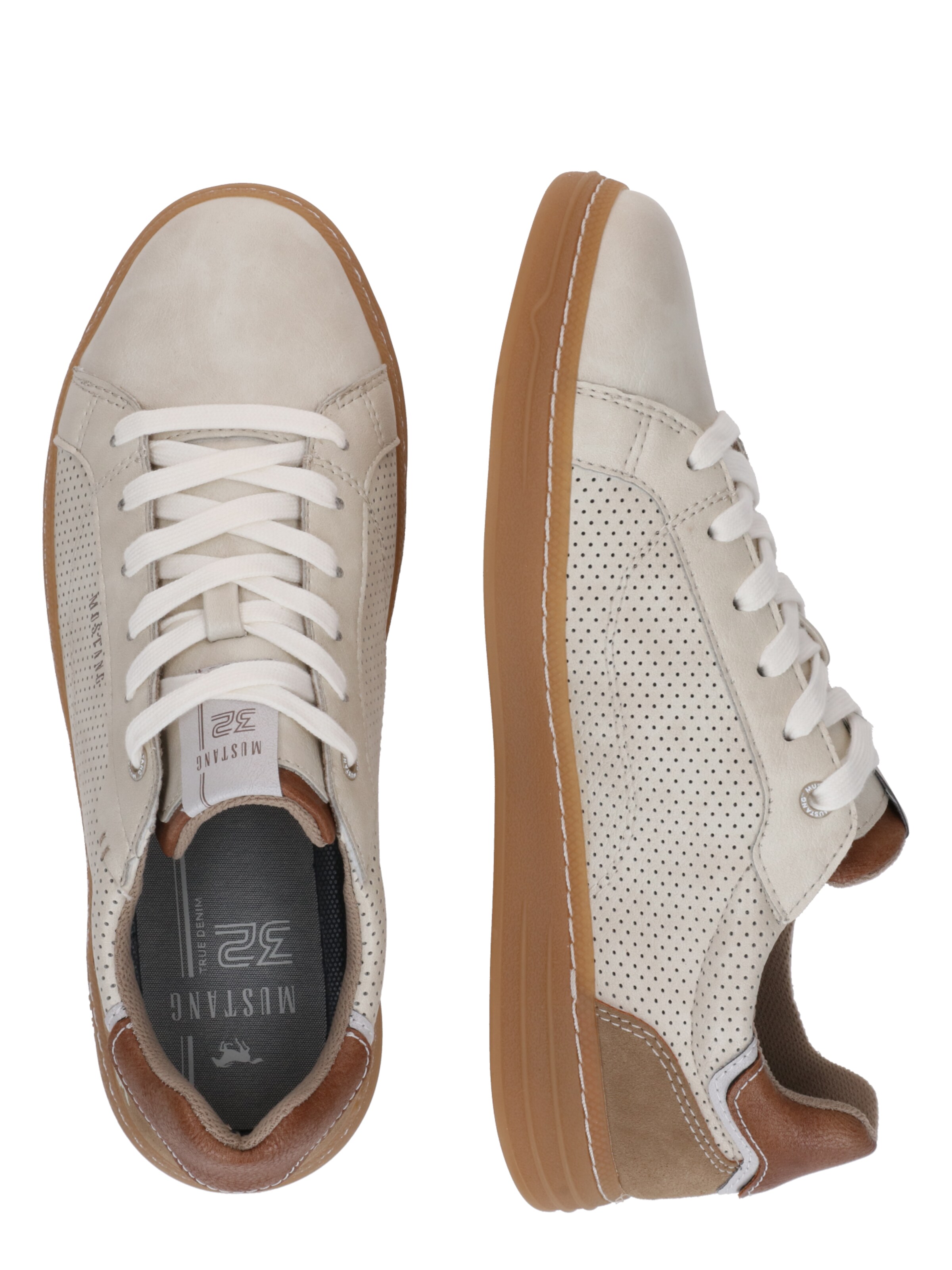 Sneaker bassa di MUSTANG in beige