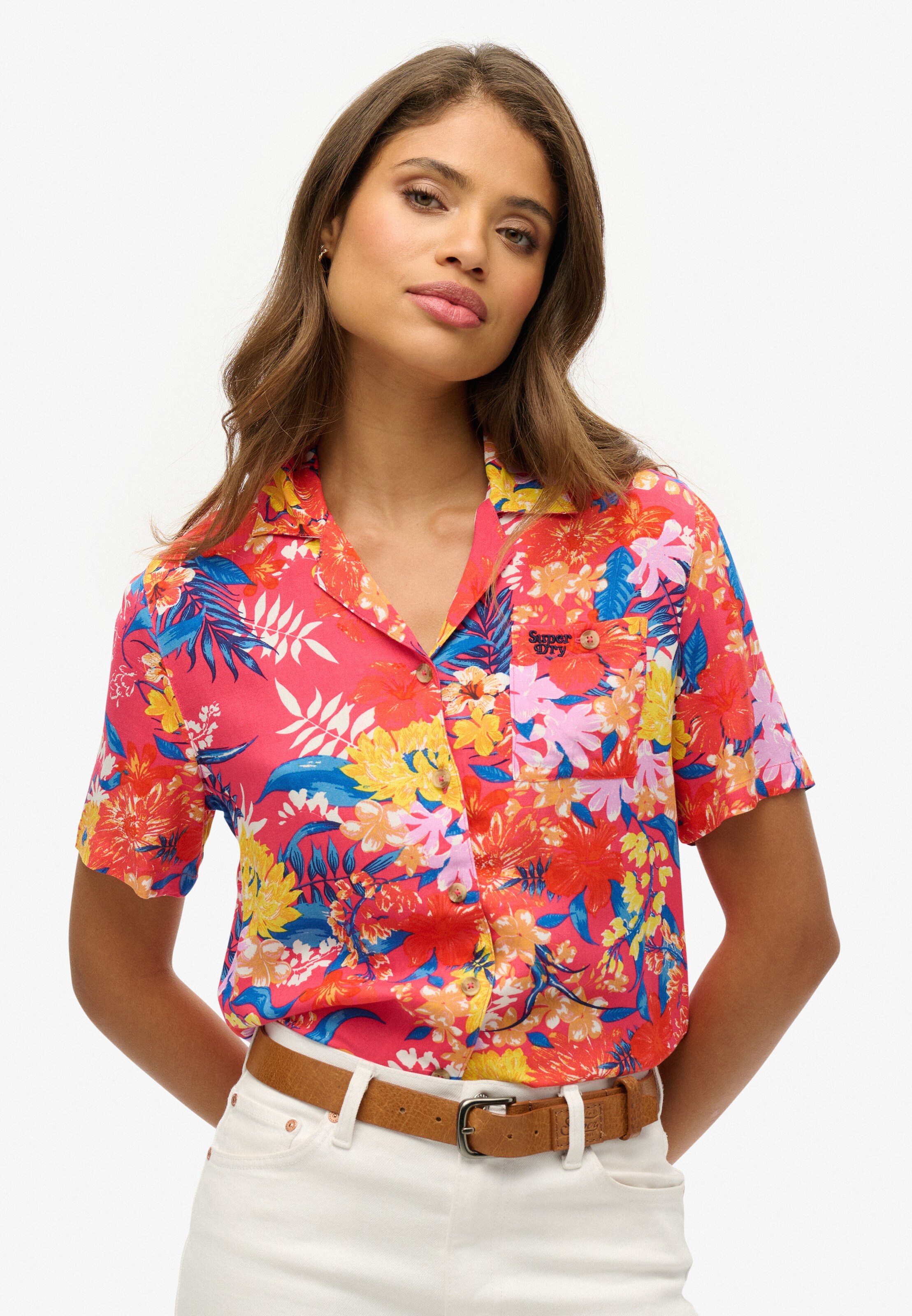 Chemisier 'Beach Resort' Superdry en mélange de couleurs