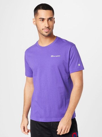 Champion Authentic Athletic Apparel Majica | vijolična barva: sprednja stran