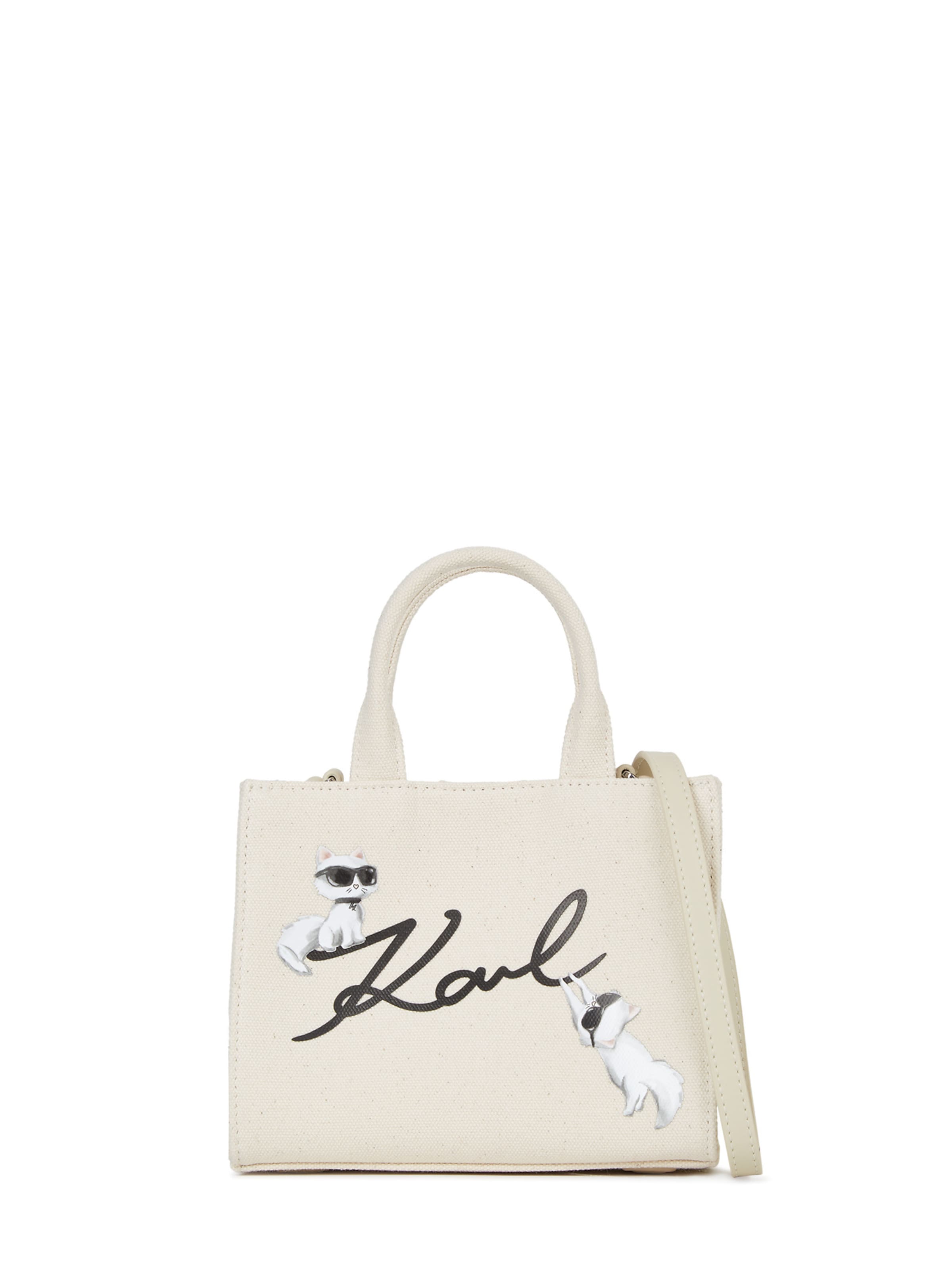 Karl Lagerfeld Shopper in Beige: front