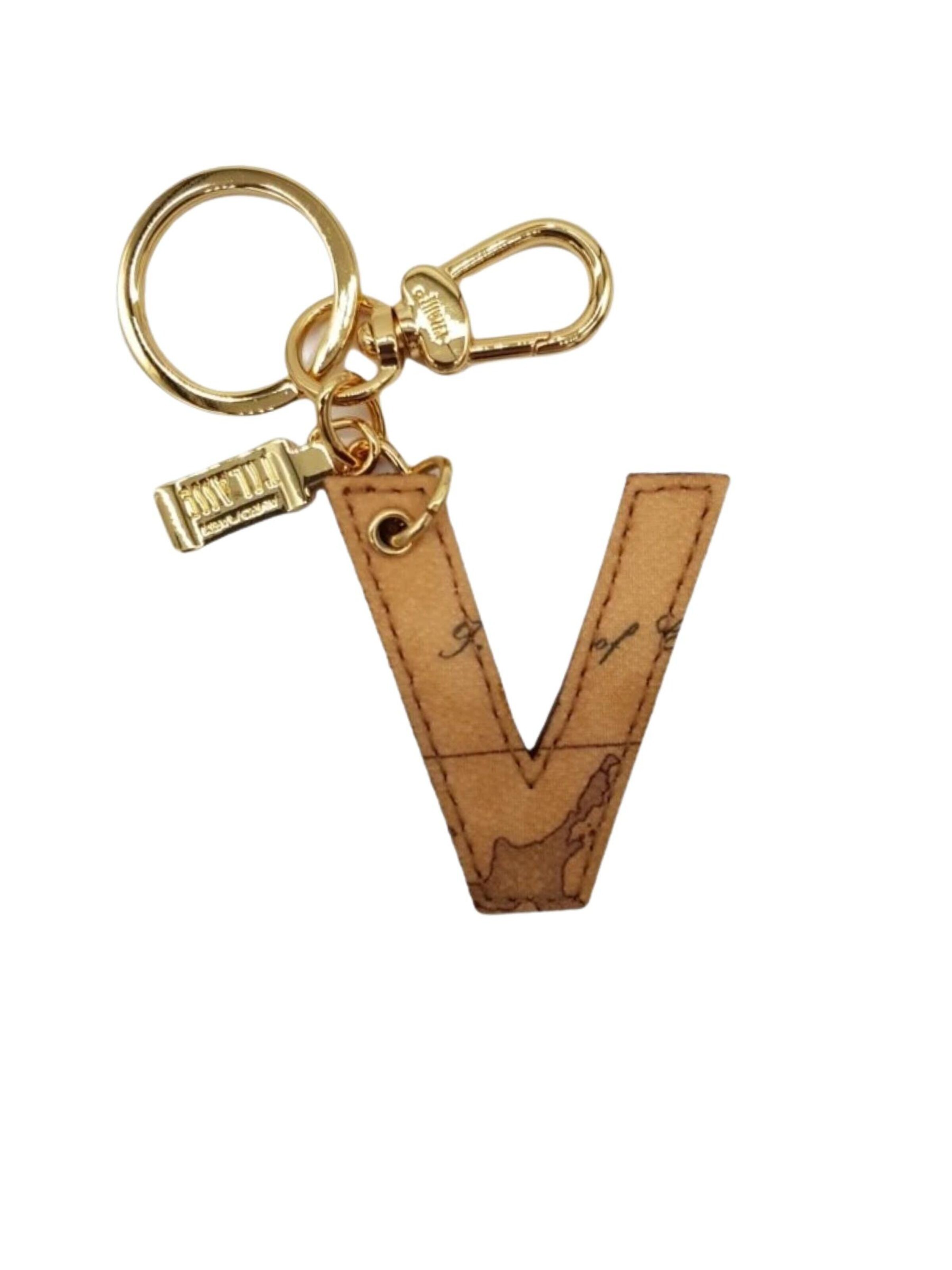 Alviero Martini Nyckelring 'alviero martini CHARM LETTER V Accessori' i brun