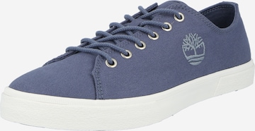 Baskets basses TIMBERLAND en bleu : devant