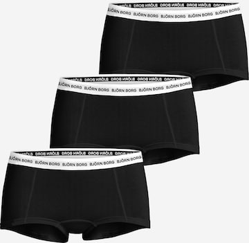 BJÖRN BORG Nohavičky - Čierna: predná strana