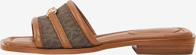 Šlepetės iš MICHAEL Michael Kors, spalva – karamelės / tamsiai ruda, Prekių apžvalga