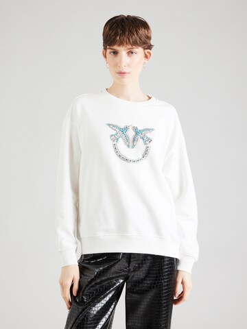 PINKO - Sudadera en blanco: frente
