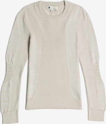 G-STAR Trui in Wit: voorkant