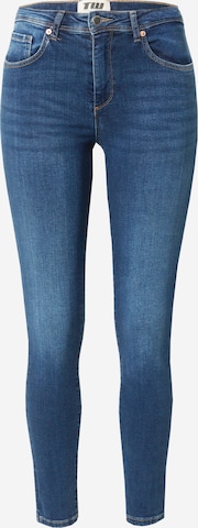 Tally Weijl Skinny Jeans in Blue: front