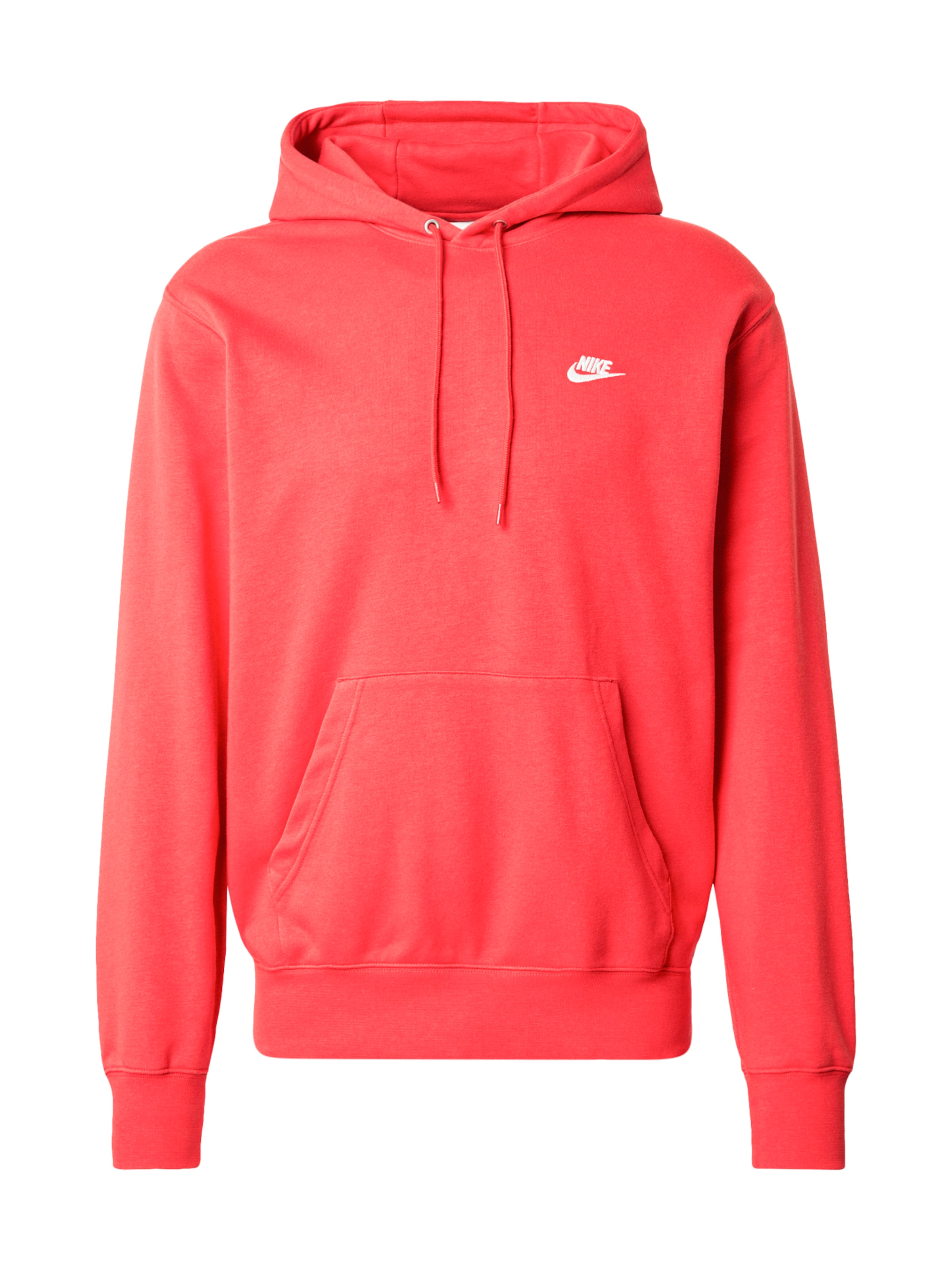 Nike Sportswear Μπλούζα φούτερ 'Club Fleece' σε κόκκινο: μπροστά