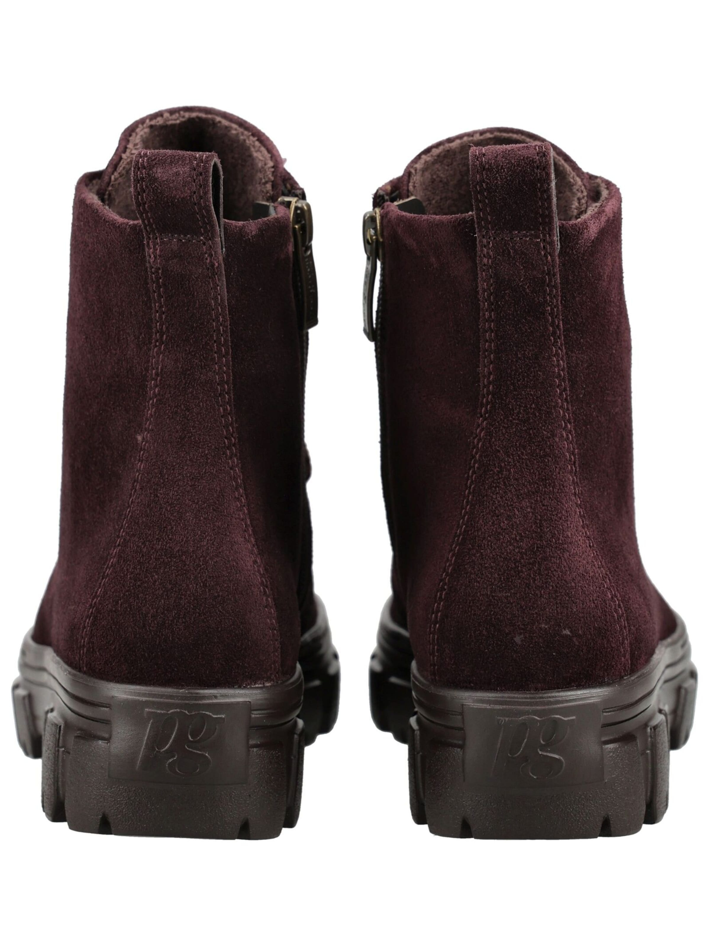 Paul Green Schnürstiefelette in Rot: Rückseite