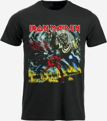T-Shirt Iron Maiden en noir : devant
