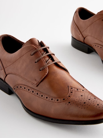 Next Lace-up shoe 'Brogues' in Brown