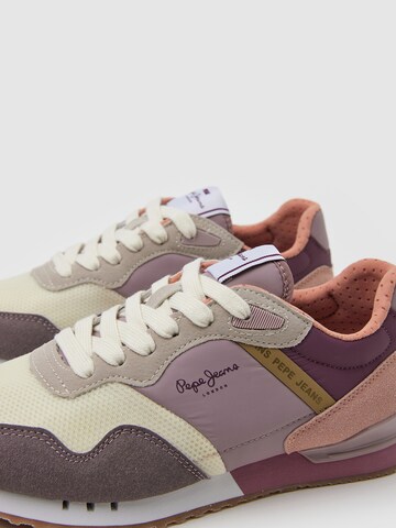 Pepe Jeans Platform trainers 'London' in Purple