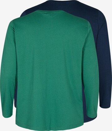 Zizzi Shirt in Blau