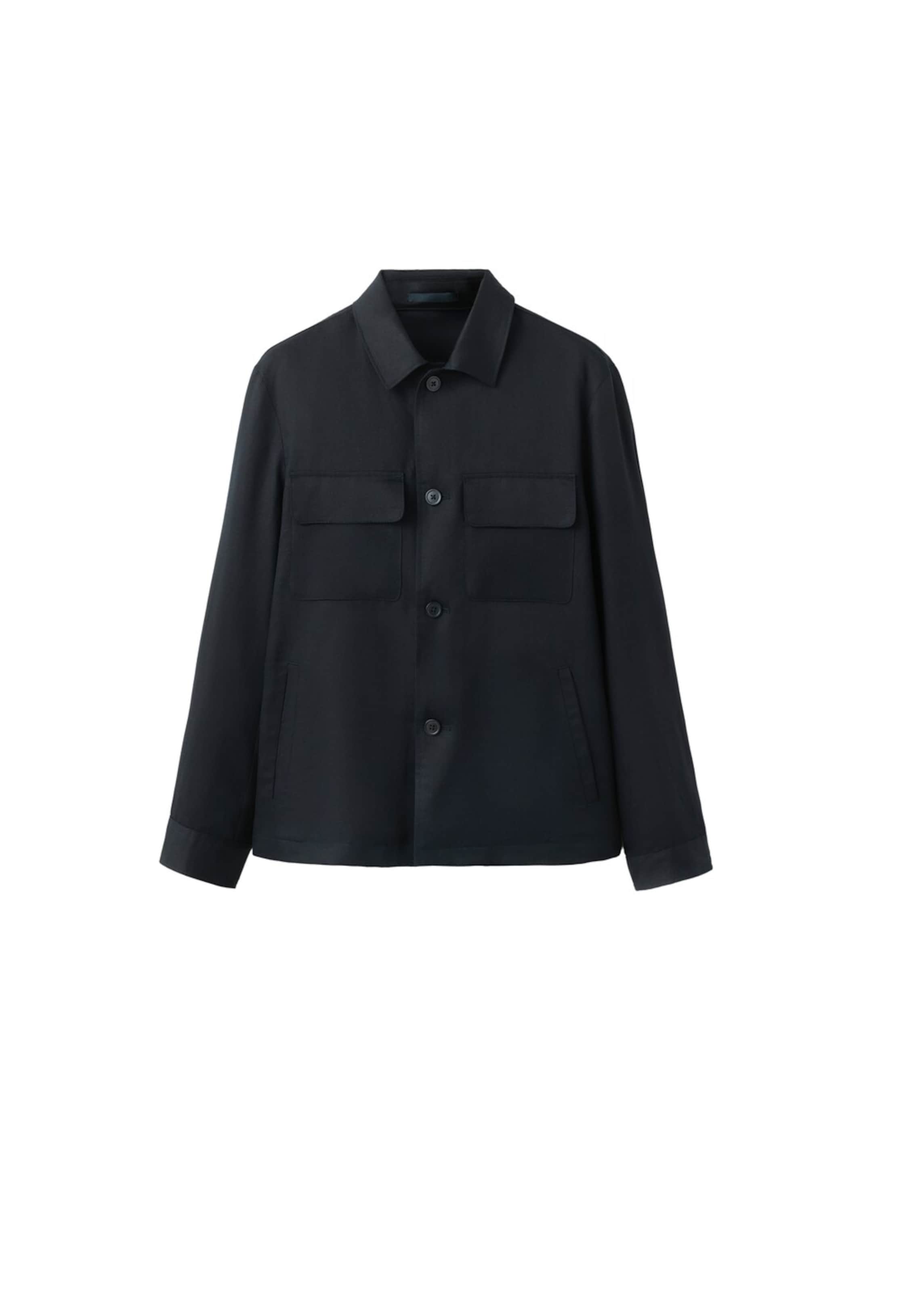 MANGO MAN Between-Season Jacket 'Armando' in Blue: front