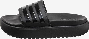 ADIDAS SPORTSWEAR Pantolette 'Adilette Platform' in Schwarz: predná strana