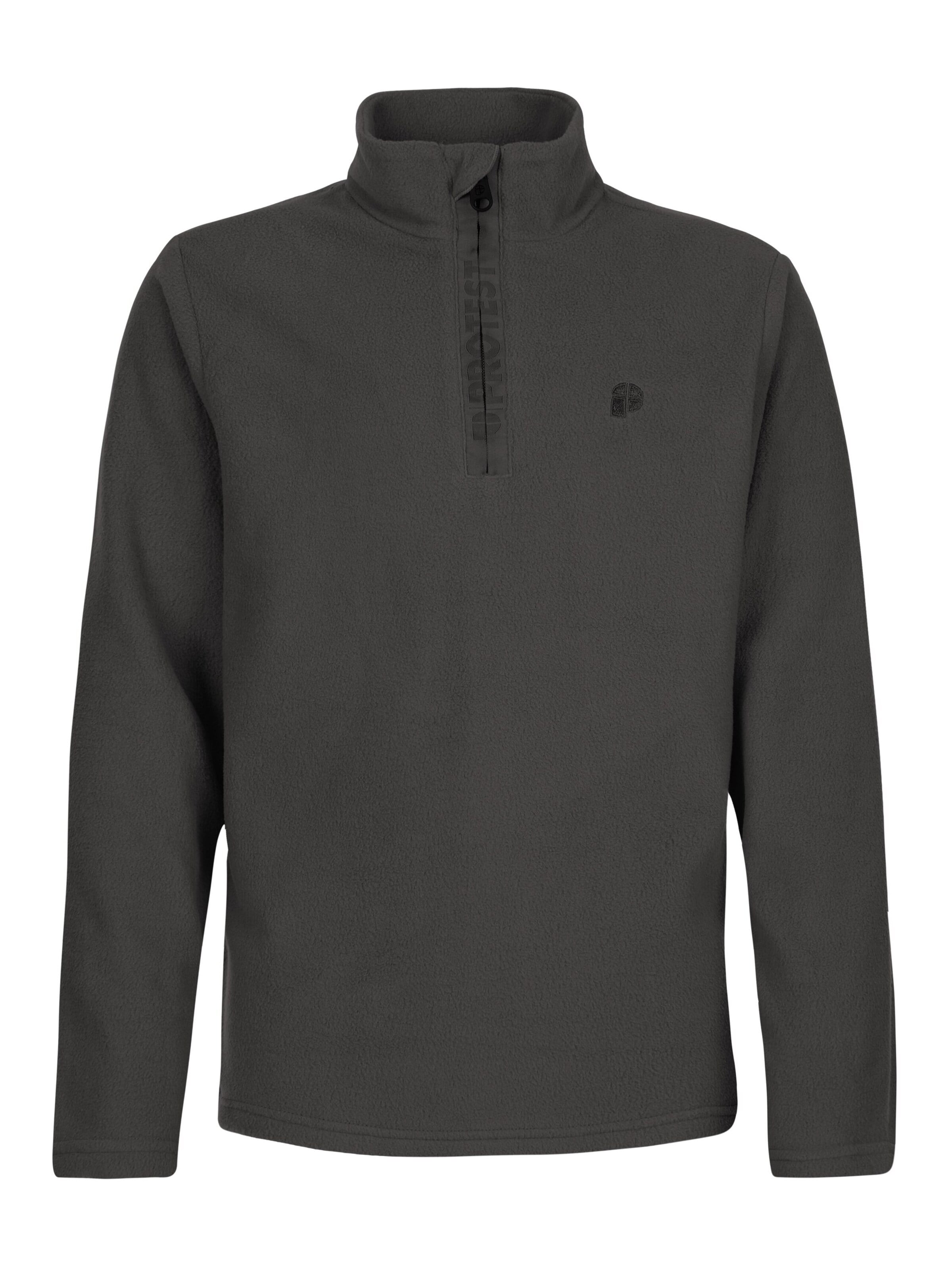 PROTEST Athletic Sweatshirt 'Reperfecty JR' in Grey: front