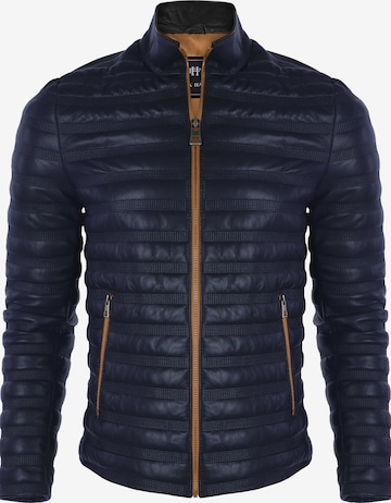 Felix Hardy - Casaco meia-estação em azul: frente