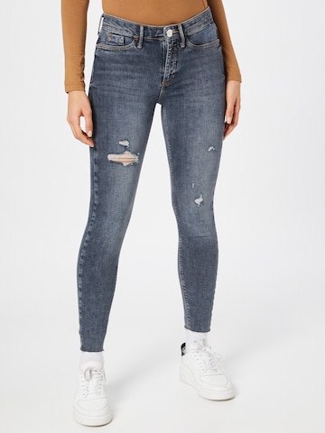 River Island Skinny Jeans 'MOLLY' in Blauw: voorkant