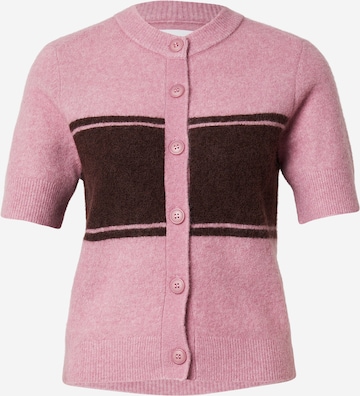 Samsøe Samsøe Neuletakki 'Sanoura' värissä lila: etupuoli