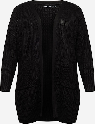 Cardigan 'Gotta Be You' Nasty Gal Plus en noir : devant