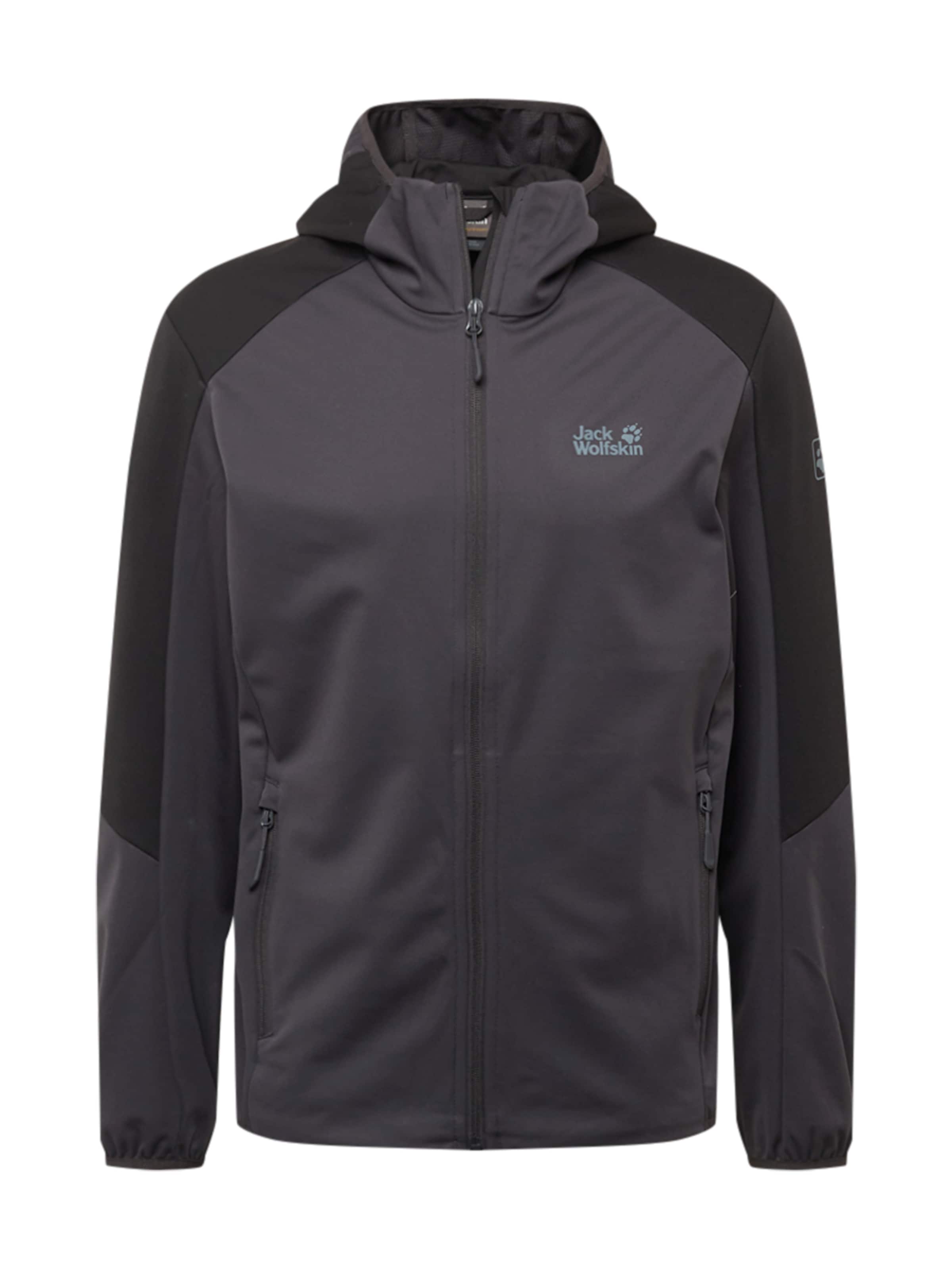 JACK WOLFSKIN Outdoor jacket 'GO HIKE ' in Grey: front