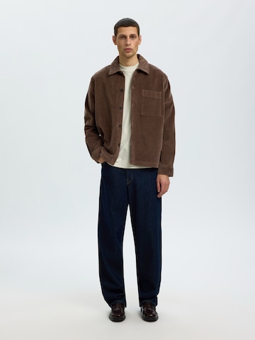 Veste mi-saison 'SLMotto Kris' SELECTED en marron