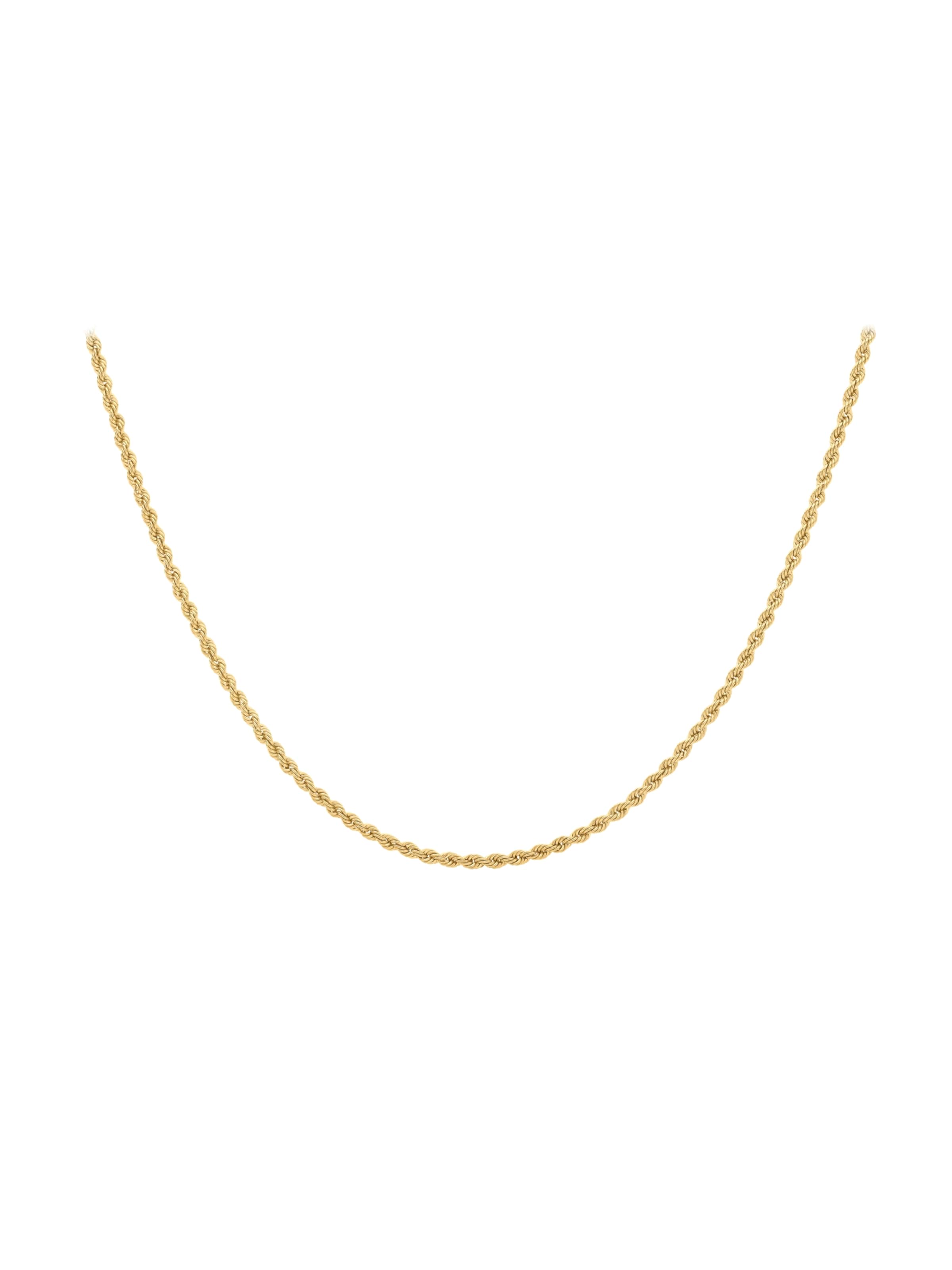 Lucardi Necklace 'Klassisch' in Gold: front