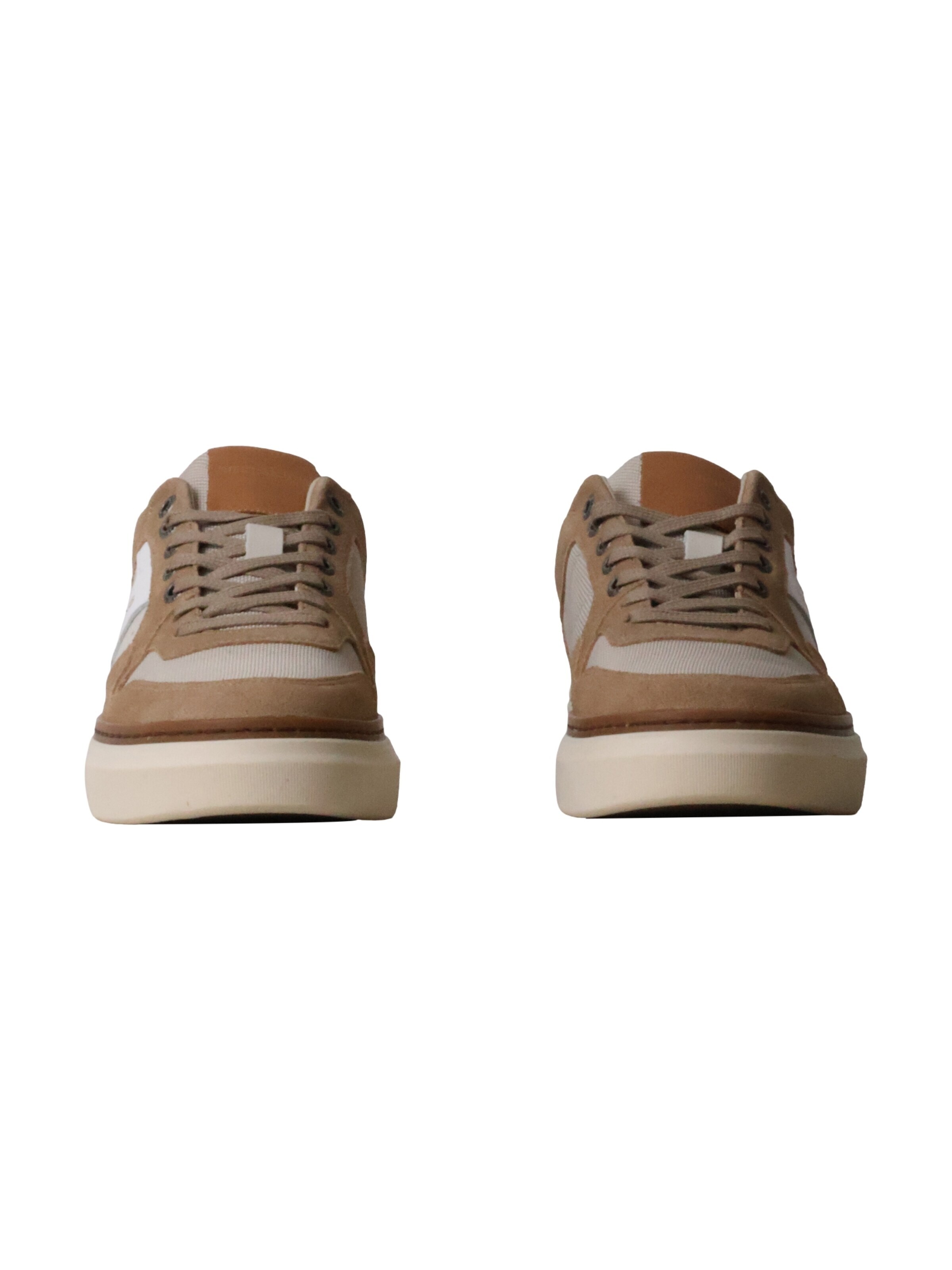 REDSKINS Buty sportowe sznurowane 'Lerma-Sneaker aus Leder' w kolorze beżowy