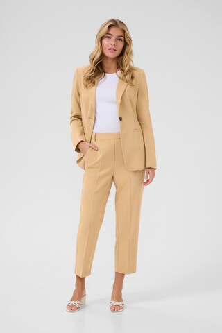 Regular Pantalon 'Sakura' Kaffe en beige
