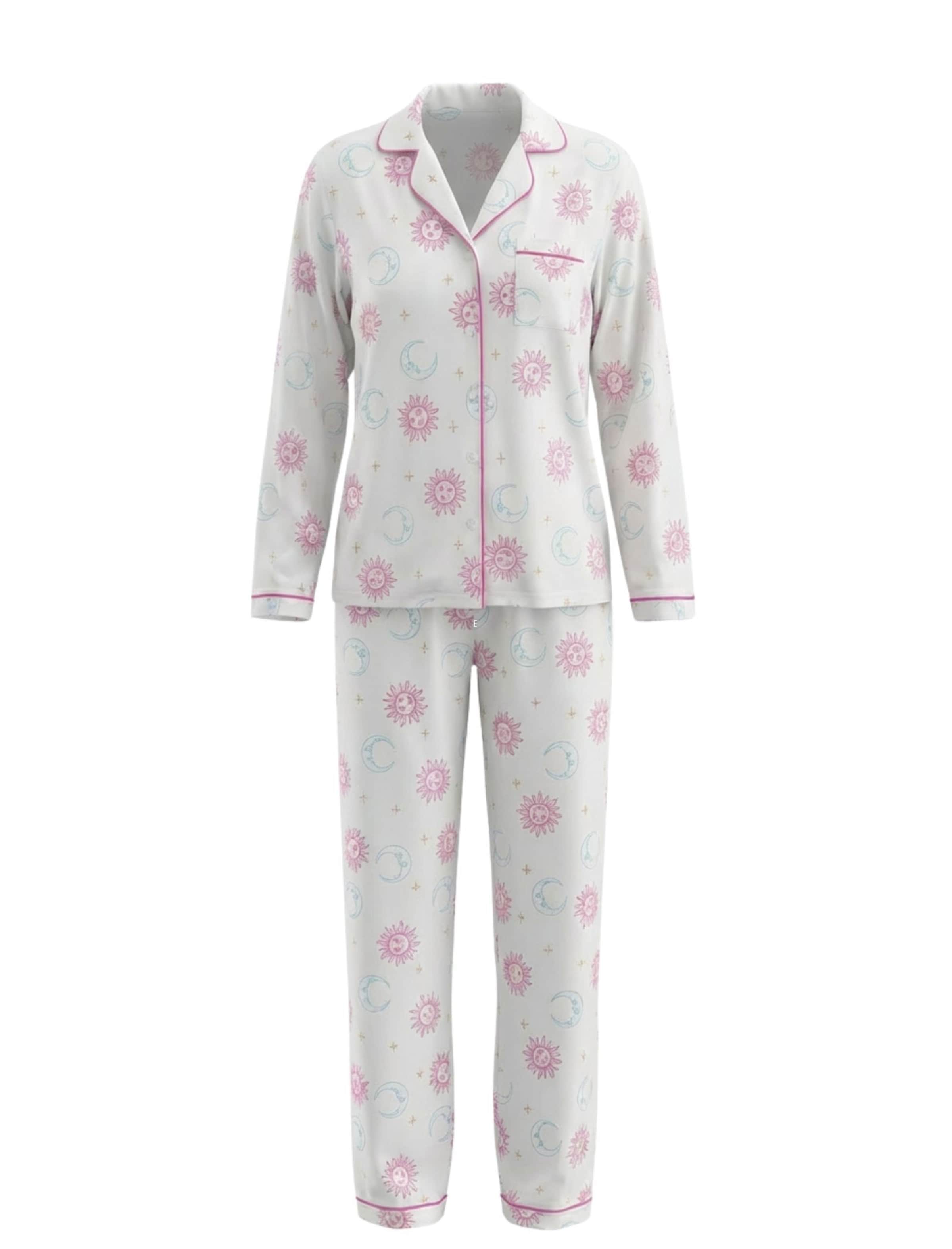 Loungeable Pajama in White: front