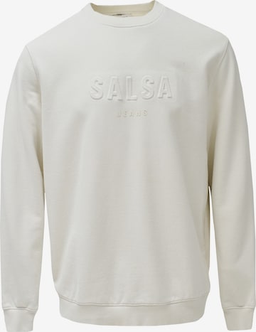 Salsa Jeans Sweatshirt in White: front