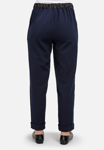 HELMIDGE Slimfit Stoffhose in Blau