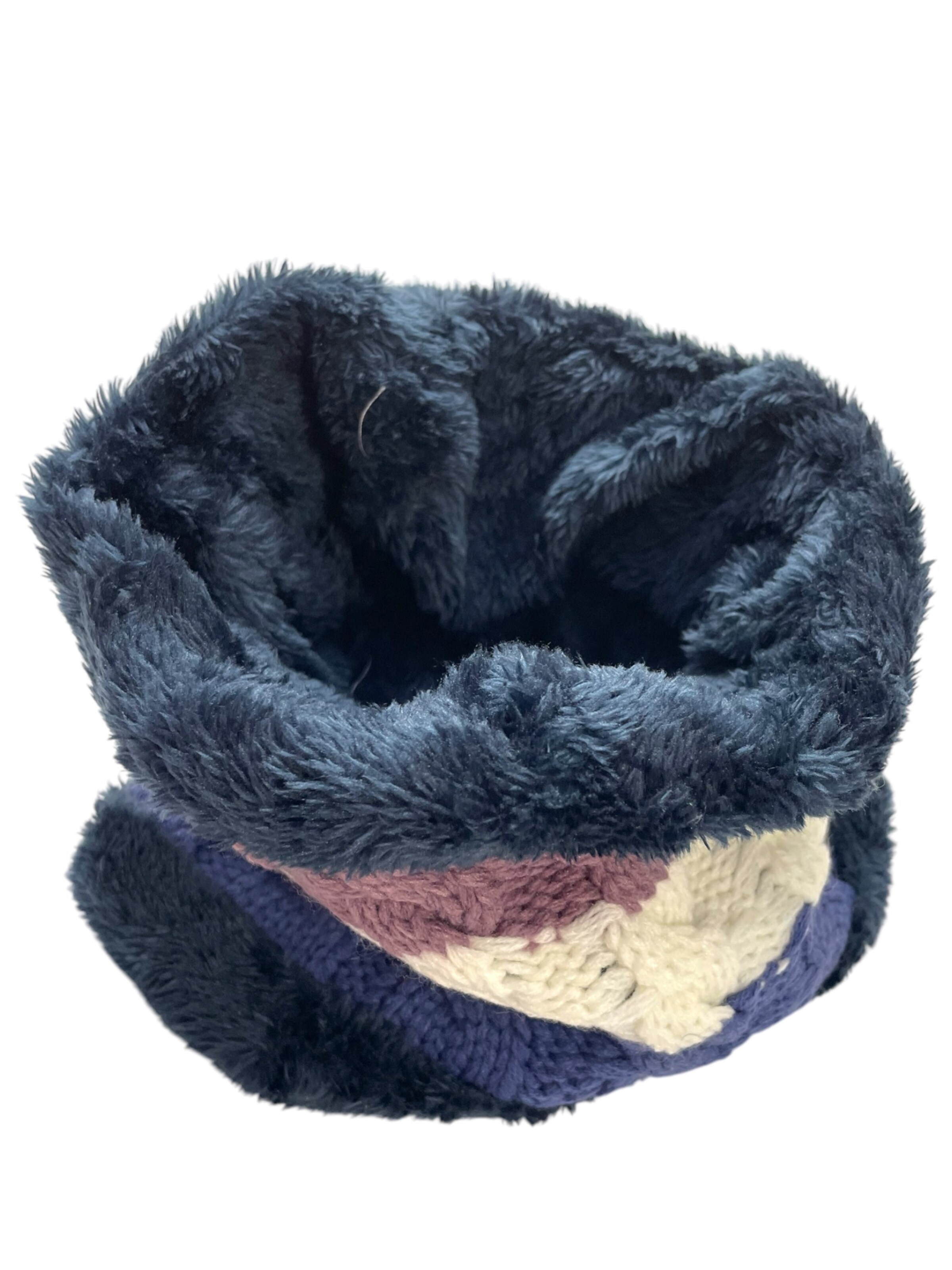 Kumixi Beanie 'Set: Mütze & Loop Schal' in Purple