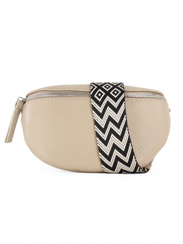 lePelou Fanny Pack 'THEA small' in Beige: front
