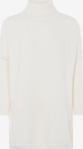 Poomi Sweater in White: front