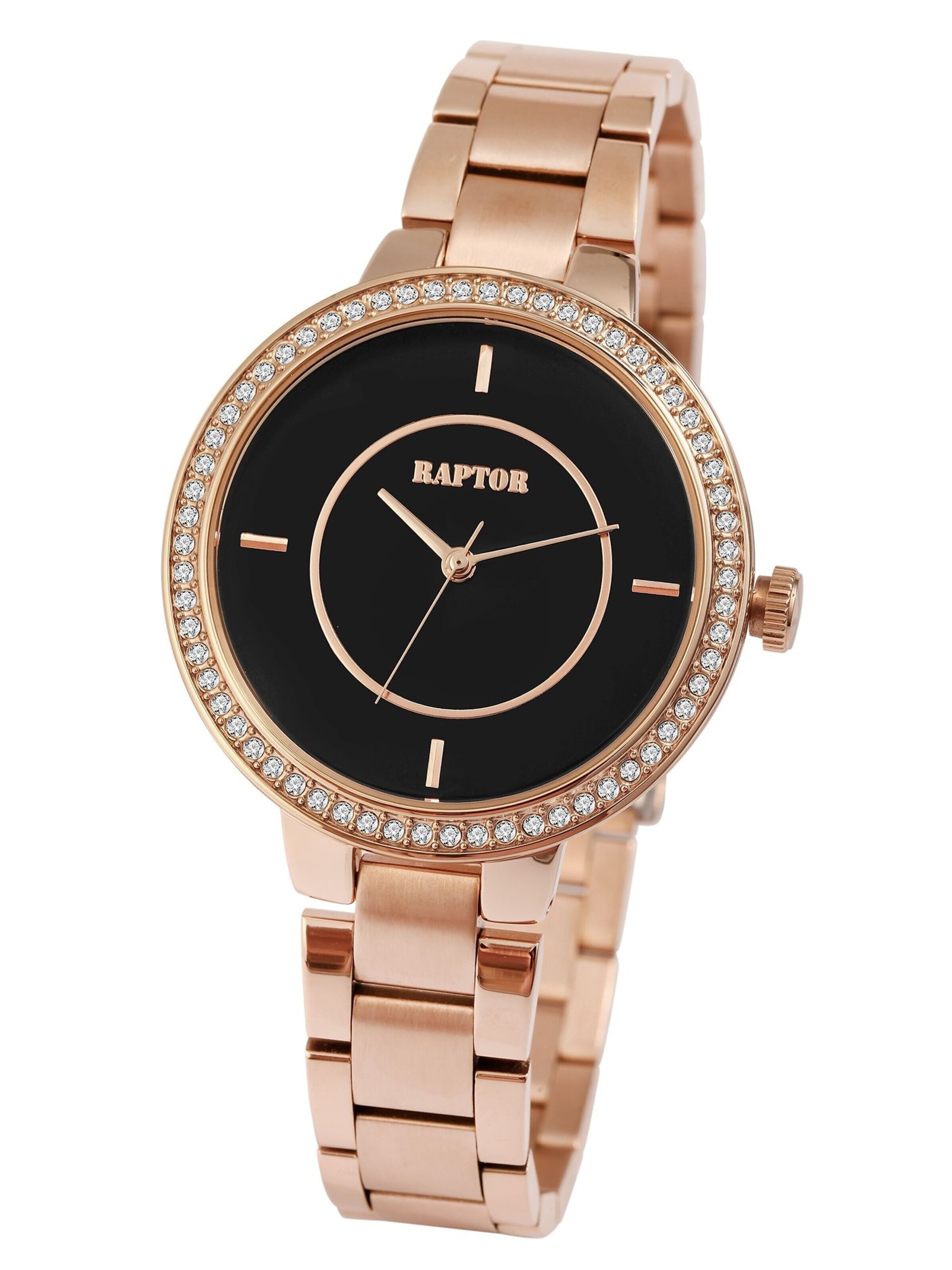 Raptor Analog Watch 'Maurin' in Gold: front