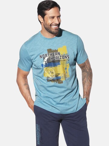 Jan Vanderstorm Shirt 'Norheim' in Blauw: voorkant