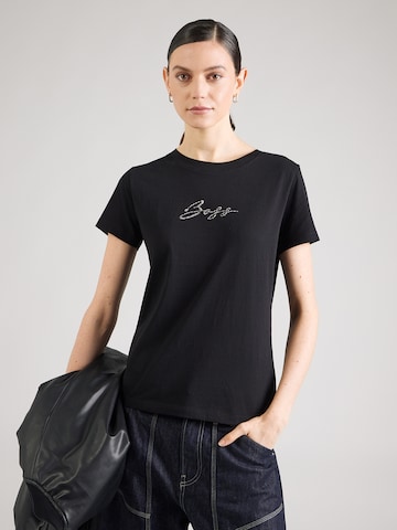 Maglietta 'Esogo' di BOSS in nero: frontale