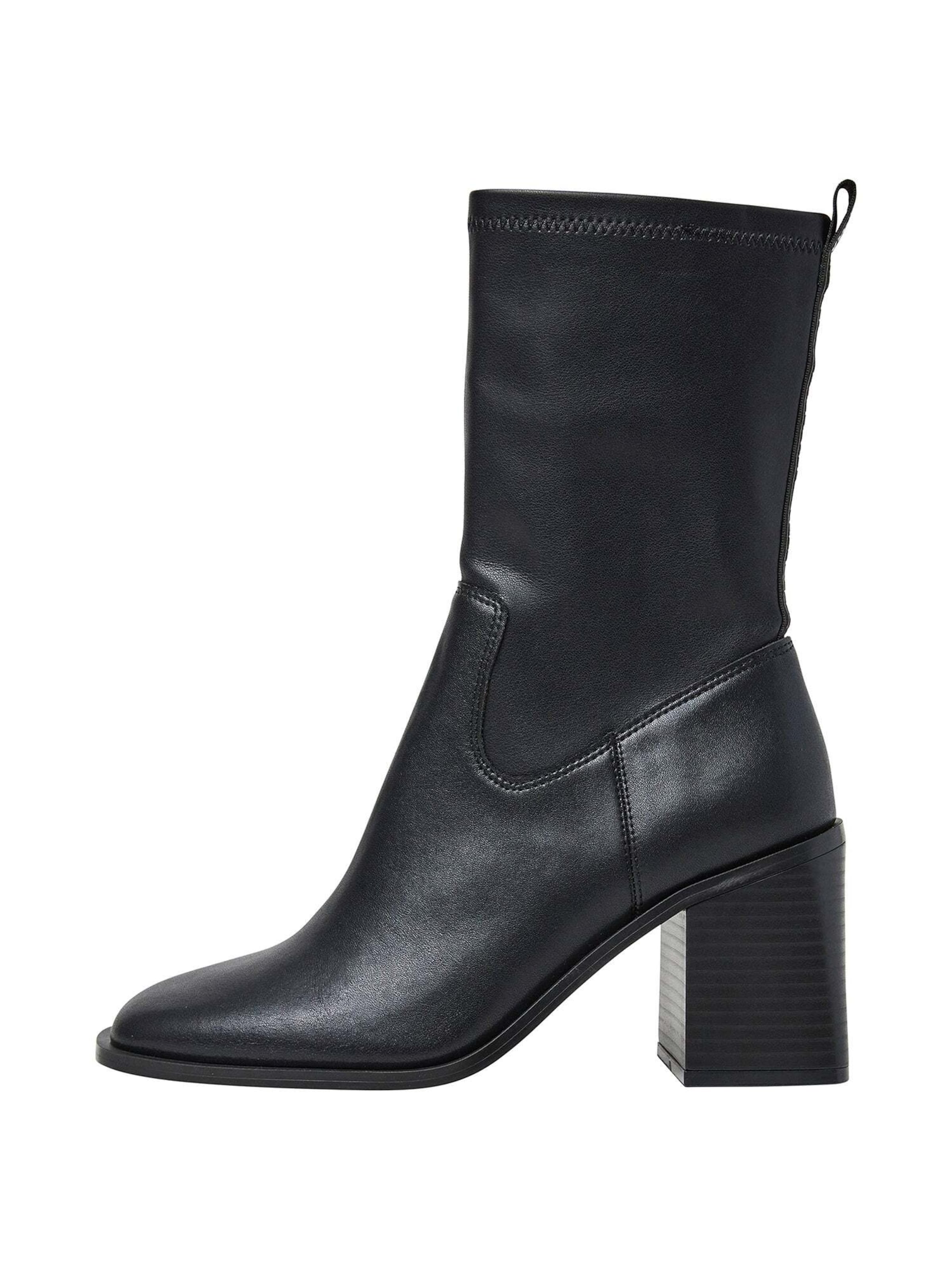 Boots 'TWIGGY FLEX' di Pepe Jeans in nero: frontale