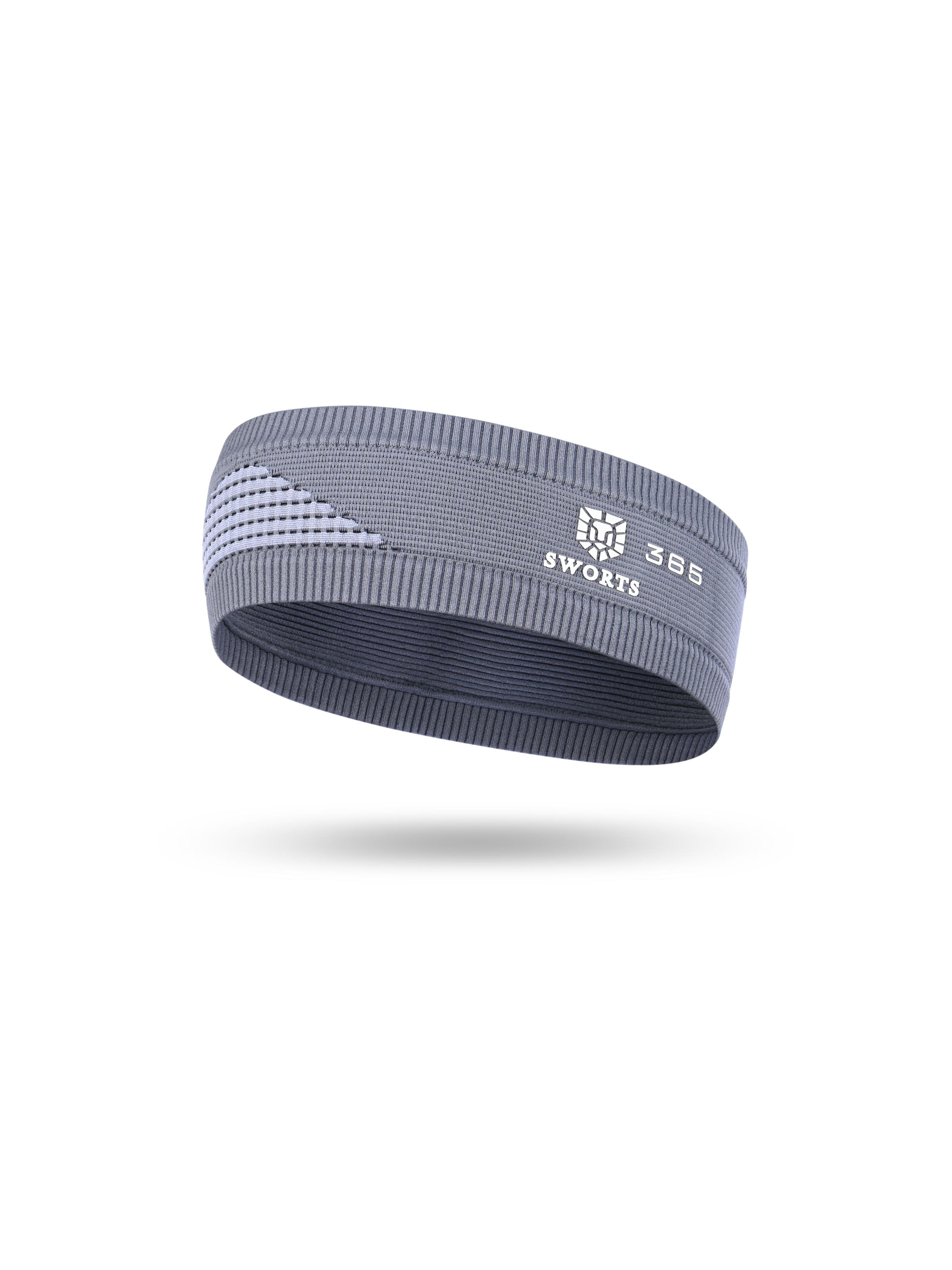 SWORTS Athletic Headband '365 Running Headband' in Silver: front