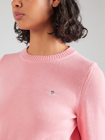 GANT Свитер 'CLASSIC' в Ярко-розовый