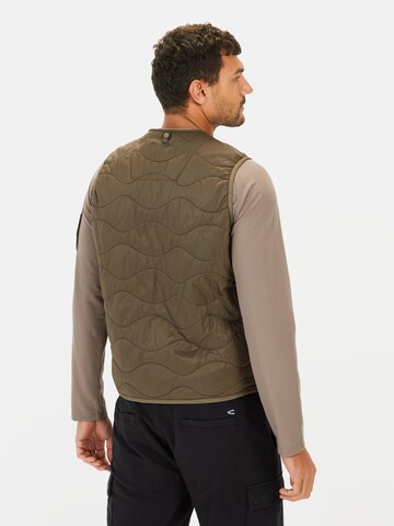 CAMEL ACTIVE Outdoor Weste aus recyceltem Polyamid in Grün