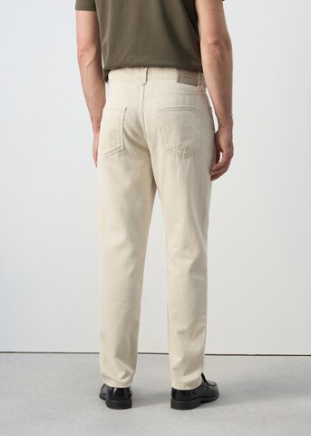 MANGO MAN Regular Jeans 'Lori' in Beige