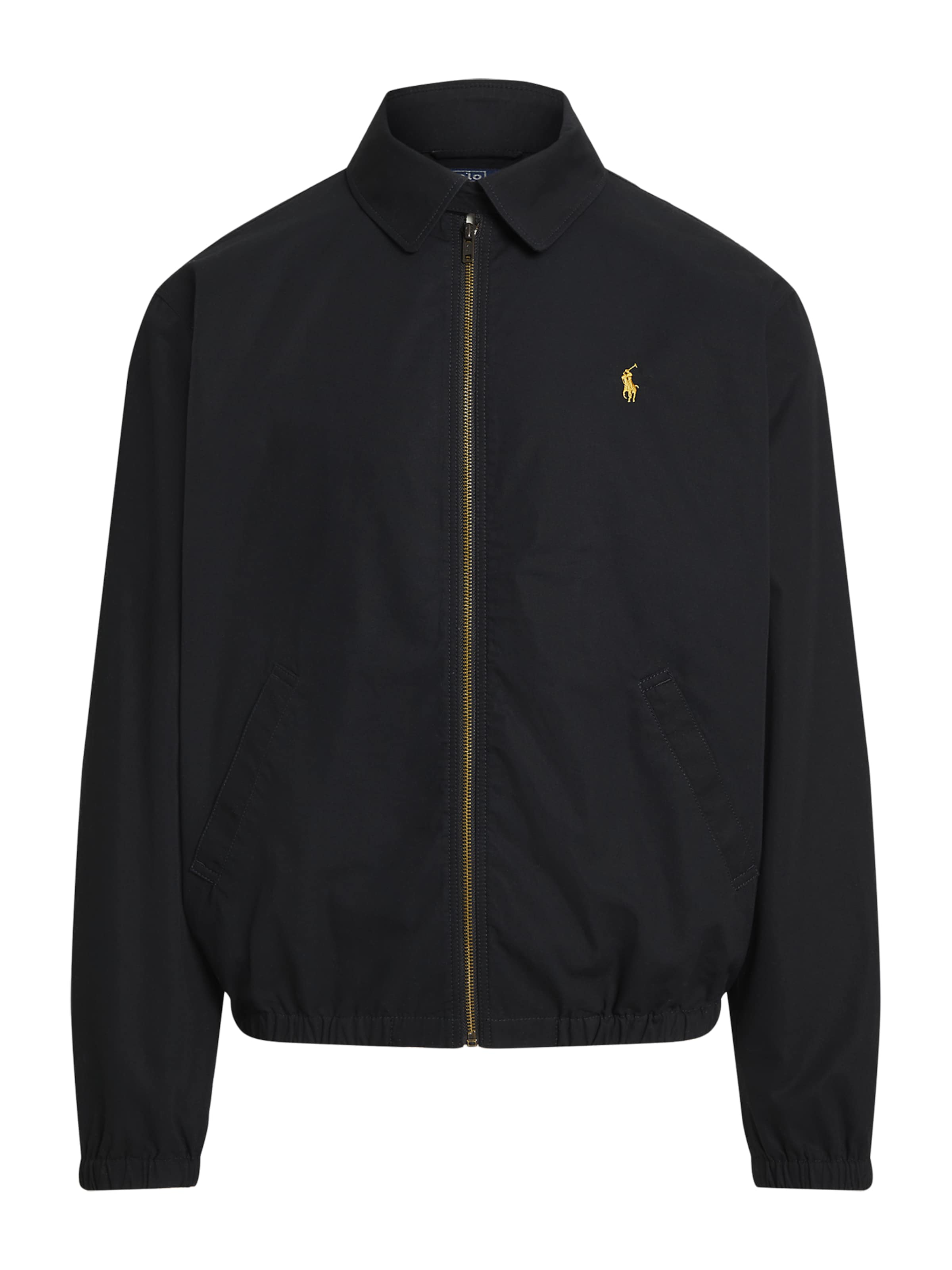 Polo Ralph Lauren Φθινοπωρινό και ανοιξιάτικο μπουφάν σε μαύρο: μπροστά